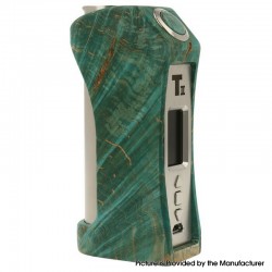 Authentic Asmodus X Ultroner Thor 2 II 75W TC VW Variable Wattage Box Mod - Blue, Stabilized Wood, 1~75W, DNA 75C Chipset