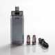 Authentic SMOK RPM160 160W VW Mod Pod System Vape Starter Kit - Silver Carbon Fiber, 7.5ml, 5~160W, 2 x 18650, IQ-160 Chipset