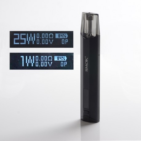 [Ships from Bonded Warehouse] Authentic SMOK Nfix 25W 700mAh Mod Pod System Kit - Black, 3ml, 0.8ohm, 1~25W (Standard Edition)