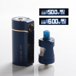 [Ships from Bonded Warehouse] Authentic Innokin Coolfire Z50 50W 2100mAh VW Box Mod Kit with Zlide Tank - Blue, 6~50W, 4ml