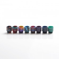 Authentic Aleader 810 Drip Tip A Set for RDA / RTA / RDTA Sub Ohm Tank Atomizer - Epoxy Resin (8 PCS)