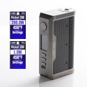 Authentic LostVape Centaurus DNA 250C 200W TC VW Mod - Gunmetal/Pearl Fish-Tactile Carbon Fiber, 2 x 18650, 1~200W, 200~600'F