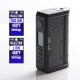 Authentic Lost Vape Centaurus DNA 250C 200W TC VW Vape Mod - Black/Ostrich-Tactile Carbon Fiber, 2 x 18650, 1~200W, 200~600'F