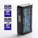 Authentic Lost Vape Centaurus DNA 250C 200W TC VW Vape Box Mod - Black/Ostrich NZL Abalone Shell, 2 x 18650, 1~200W, 200~600'F