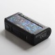 Authentic Lost Vape Centaurus DNA 250C 200W TC VW Vape Box Mod - Black/Ostrich NZL Abalone Shell, 2 x 18650, 1~200W, 200~600'F