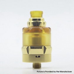 Authentic asMODus Anani V2 MTL RTA Rebuildable Tank Atomizer - Gold, Stainless Steel + PEI, 24.5mm Diameter