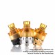 Authentic asMODus Anani V2 MTL RTA Rebuildable Tank Atomizer - Gold, Stainless Steel + PEI, 24.5mm Diameter