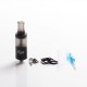 Authentic YDDZ T1 MTL RTA Rebuildable Tank Atomizer - Black, Stainless Steel + PC, 2ml, 16mm Diameter