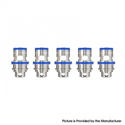[Ships from Bonded Warehouse] Authentic FreeMax Single MTL Mesh Coil for Fireluke 22 - SS904L + Tea Fiber Cotton, 1.0ohm (5 PCS)