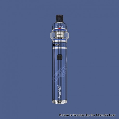 [Ships from Bonded Warehouse] Authentic FreeMax Twister 30W 1400mAh VW Mod + Fireluke 22 Tank Kit - Blue, 7.5~30W, 3.5ml, 0.5ohm