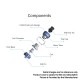 Authentic FreeMax Fireluke 22 Sub Ohm Tank Atomizer Clearomizer - Blue, 3.5ml, 0.5ohm, 22mm Diameter