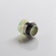 Authentic VapeSoon DT410 810 Drip Tip for SMOK TFV8 / TFV12 Tank / Kennedy / Reload RDA Vape Atomizer - Green, Resin + SS, 17mm