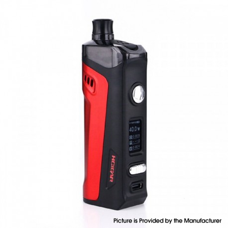 Authentic Har VT INPOD 40W 1500mAh VW Pod System Starter Kit - Red + Black, 5~40W, 4.5ml, 0.3ohm