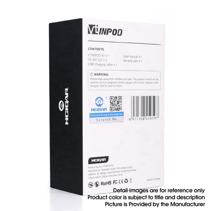 Buy Authentic Hcigar VT INPOD 40W 1500mAh VW Pod System Red Vape Kit