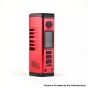 Authentic DOVPO Odin 100 100W TC VW Variable Wattage Box Mod - Red, 5~100W, 1 x 18650 / 20700 / 21700