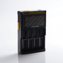 Authentic Nitecore D4 Four-Slot Digicharger for 18650 / 17500 / 18350 / 16340 (RCR123) / 14500 / 10440 Ni-MH / Ni-Cd - AU Plug
