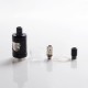 Innokin Zlide Sub Ohm Tank Atomizer Vape Clearomizer - Black, SS + Glass, 1.2ohm / 0.8ohm, 4.0ml, 24mm Diameter