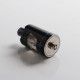 Innokin Zlide Sub Ohm Tank Atomizer Vape Clearomizer - Black, SS + Glass, 1.2ohm / 0.8ohm, 4.0ml, 24mm Diameter