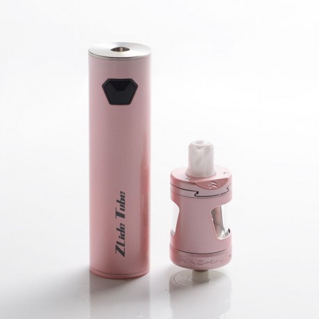 [Ships from Bonded Warehouse] Authentic Innokin Zlide Tube 16W 3000mAh Pen Mod w/ Zlide MTL Tank Kit - Pink, SS+ Glass, 4ml