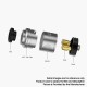 Authentic Augvape DRUGA 2 BF RDA Rebuildable Dripping Atomizer - Gun Metal, Stainless Steel, 24mm Diameter