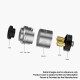 Authentic Augvape DRUGA 2 BF RDA Rebuildable Dripping Atomizer - Black, Stainless Steel, 24mm Diameter