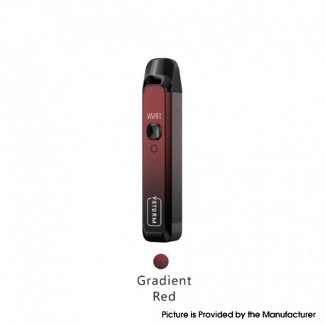 Authentic Storm FLAME 25W 1100mAh Pod System Starter Kit - Gradient Red, 2.5ml, 0.6ohm / 1.2ohm