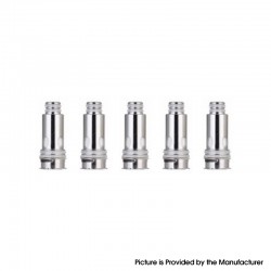 Authentic Storm FLAME 25W Pod System Replacement Mesh Coil Head - Silver, 0.6ohm (5 PCS)