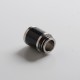 Authentic Reewape AS315 810 Drip Tip for RDA / RTA / RDTA / Sub Ohm Tank Vape Atomizer - Black, SS + Carbon Fiber, 22mm