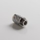 Authentic Reewape AS316 510 Drip Tip for RDA / RTA / RDTA / Sub Ohm Tank Vape Atomizer - Silver, SS + Carbon Fiber, 20mm