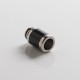 Authentic Reewape AS316 510 Drip Tip for RDA / RTA / RDTA / Sub Ohm Tank Vape Atomizer - Black, SS + Carbon Fiber, 20mm