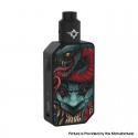 Authentic Rincoe Manto Beast 228W VV Box Mod + Metis RDA Atomizer Kit - Snakeman, 2 x 18650