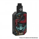 Authentic Rincoe Manto Beast 228W VV Box Mod + Metis RDA Atomizer Kit - Snakeman, 2 x 18650