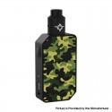 Authentic Rincoe Manto Beast 228W VV Box Mod + Metis RDA Atomizer Kit - Camo, 2 x 18650