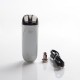 Authentic SMOKTech SMOK Pozz X 40W 1400mAh VW Pod System Vape Starter Kit - White, 4.5ml, 0.4ohm / 0.6ohm, 5~40W