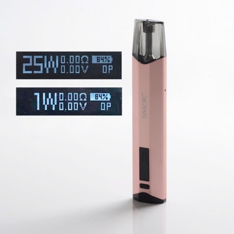 [Ships from Bonded Warehouse] Authentic SMOK Nfix 25W 700mAh Mod Pod System Kit - Champagne Gold, 0.8ohm, 1~25W