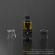 Authentic Auguse Era MTL RTA Atomizer Replacement Tank Tube - Translucent Yellow, PMMA (3 PCS)