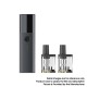 Authentic Vladdin Chopin 500mAh Pod System Starter Kit - Space Grey, 1.5ml Pod Cartridge, 1.0ohm Kanthal OCC coil