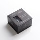 Authentic Steam Crave Aromamizer Lite V1.5 MTL RTA Rebuildable Tank Atomizer - Black, Stainless Steel + Glass, 23mm Diameter