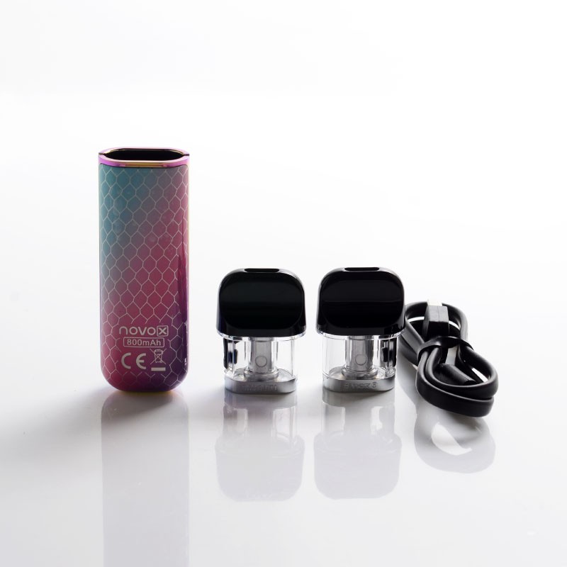 Buy Authentic SMOK Novo X 25W 800mAh VW Pod System 7 Color Cobra Kit