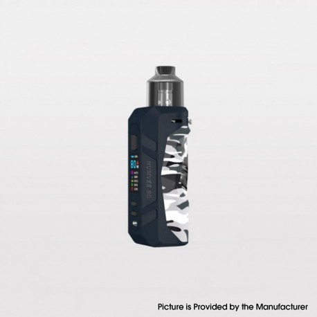 Authentic Sigelei Humvee 80W VW Mod Pod System Starter Kit - Camouflage Blue, 5~80W, 5.0ml, 1 x 18650