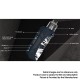 Authentic Sigelei Humvee 80W VW Mod Pod System Starter Kit - Camouflage Blue, 5~80W, 5.0ml, 1 x 18650