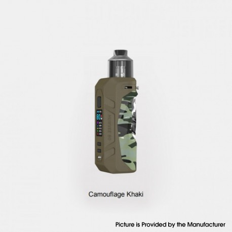 Authentic Sigelei Humvee 80W VW Mod Pod System Starter Kit - Camouflage Khaki, 5~80W, 5.0ml, 1 x 18650