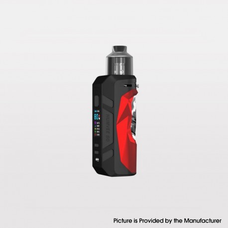 Authentic Sigelei Humvee 80W VW Mod Pod System Starter Kit - Red Rum, 5~80W, 5.0ml, 1 x 18650