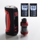 Authentic GeekVape Aegis Max 100W TC VW Mod Vape Starter Kit w/ Zeus Tank - Red Phoenix, 1~100W, 100~315'C, 1 x 18650 / 21700