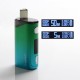 Authentic FreeMax Autopod50 50W 2000mAh VW Box Mod Pod System Vape Starter Kit - Green, 0.25ohm / 0.5ohm, 4ml, 5~50W