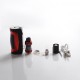 Authentic GeekVape Aegis Max 100W TC VW Mod Vape Starter Kit w/ Zeus Tank - Red Phoenix, 1~100W, 100~315'C, 1 x 18650 / 21700