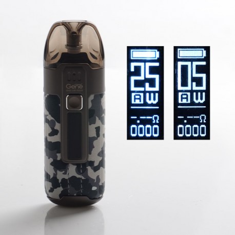 [Ships from Bonded Warehouse] Authentic VOOPOO Argus Air 25W 900mAh VW Pod System Kit - Snowland Camouflage, 5~25W, 3.8ml