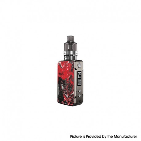 Authentic VOOPOO Drag Mini Platinum 117W 4400mAh VW Box Mod Kit w/ PnP Tank - P-Rhodonite, 5~117W (Refresh Standard Edition)