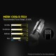 Authentic OVNS Gemini 40W VW Variable Wattage Pod System Starter Kit - Black, 5~40W, 4.0ml, 0.35ohm / 1.2ohm