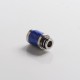 Authentic Reewape AS316 510 Drip Tip for RDA / RTA / RDTA / Sub Ohm Tank Vape Atomizer - Blue, SS + Carbon Fiber, 20mm